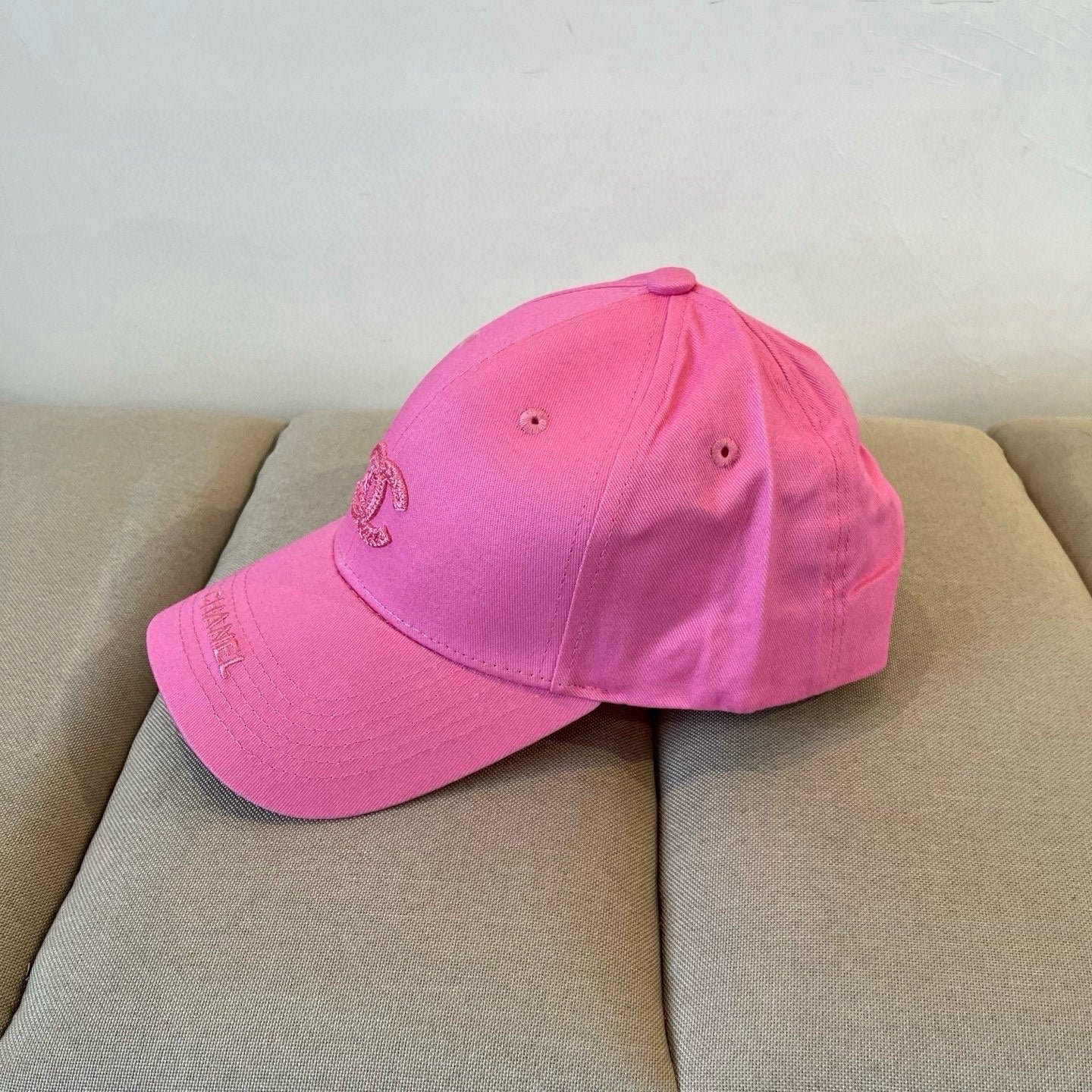 BASEBALL HAT IN ROSE PINK COTTON 672890 - Image 3