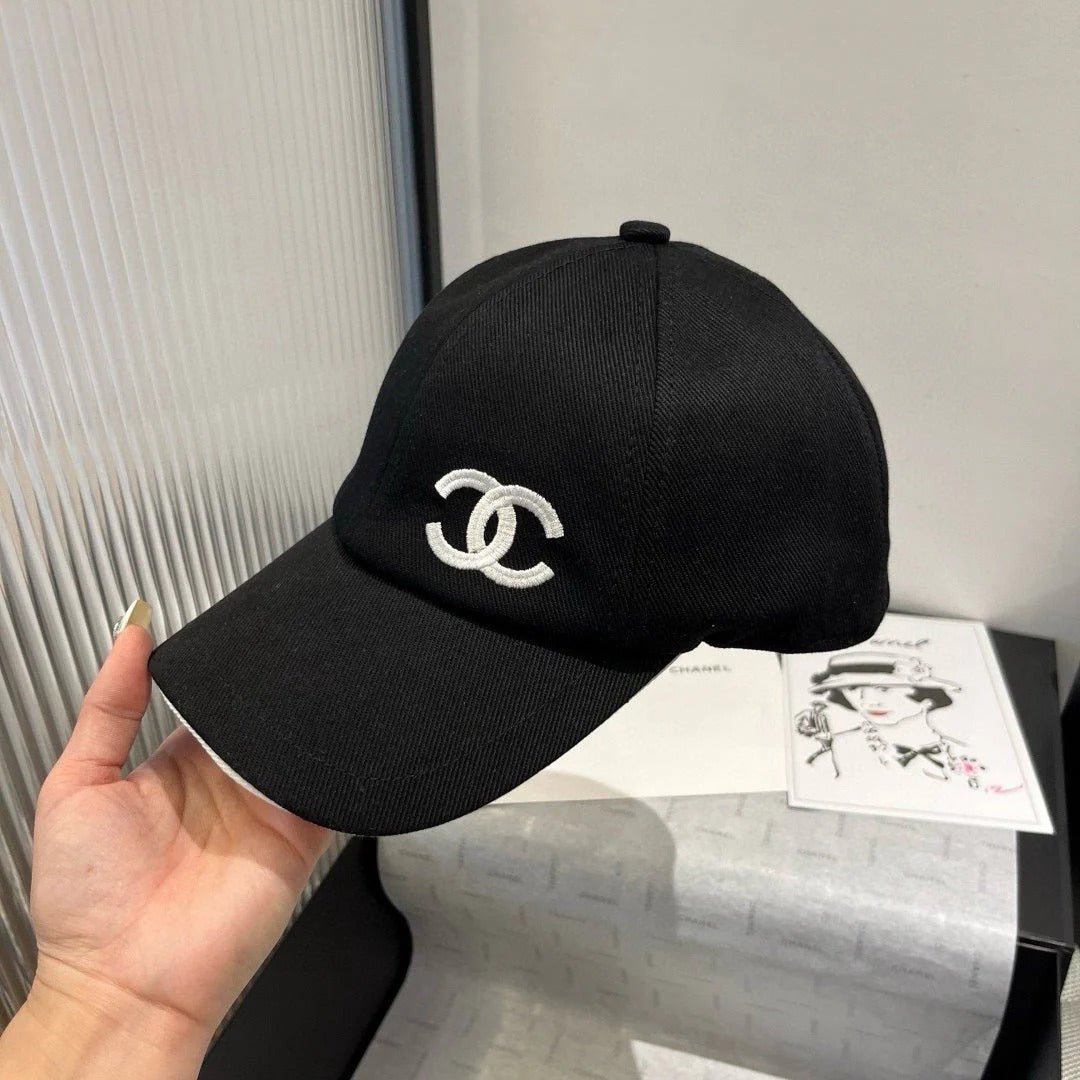BASEBALL HAT IN BLACK WITH BLACK TRIM 673995 - Image 7