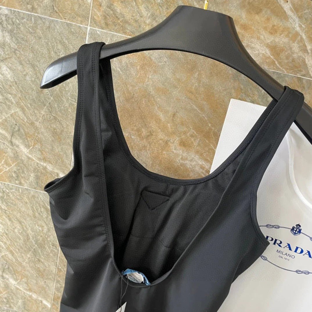 Prada Style Black U-neck One Piece - Image 3