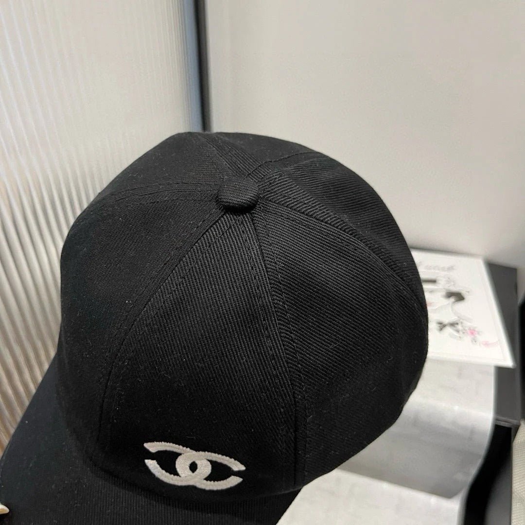 BASEBALL HAT IN BLACK WITH BLACK TRIM 673995 - Image 5