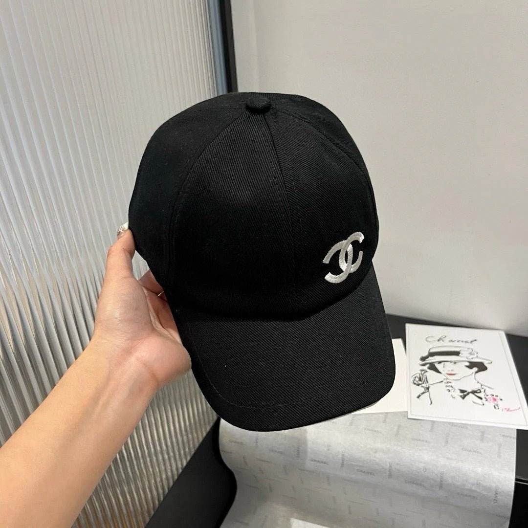 BASEBALL HAT IN BLACK WITH BLACK TRIM 673995 - Image 4