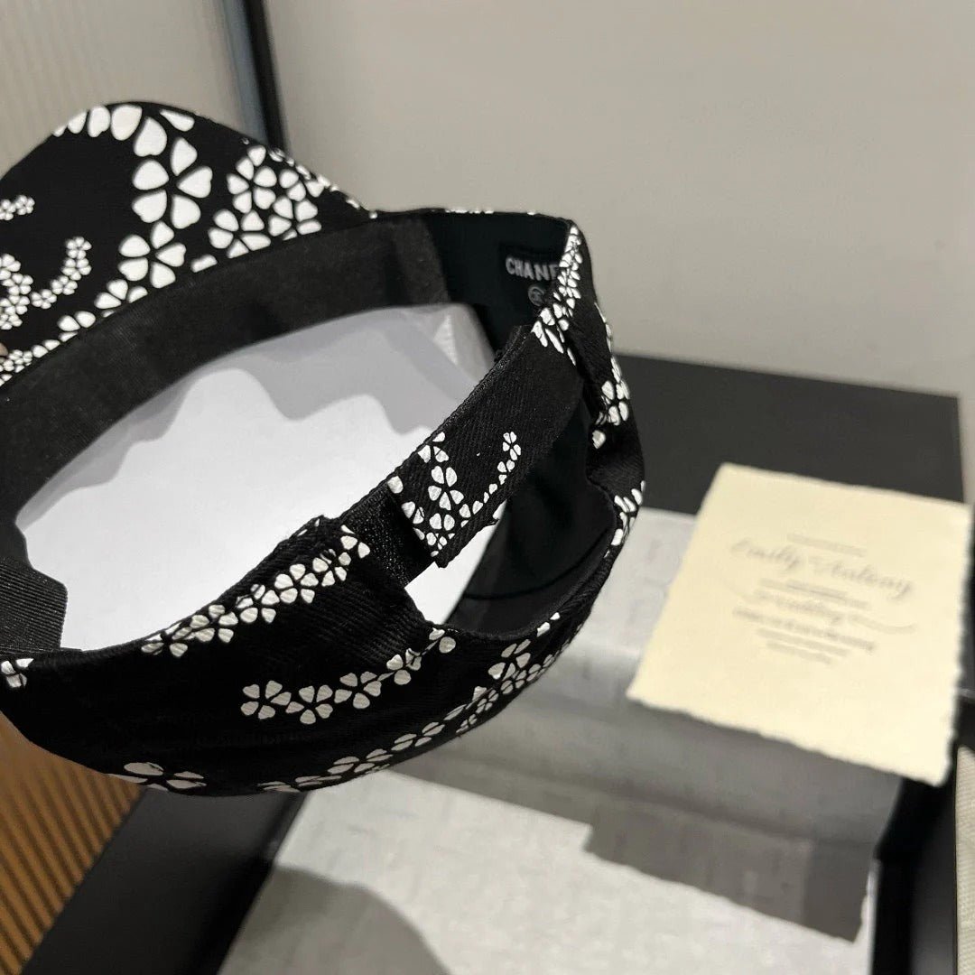 Alternative view of BASEBALL HAT BLACK PATTERN 674031