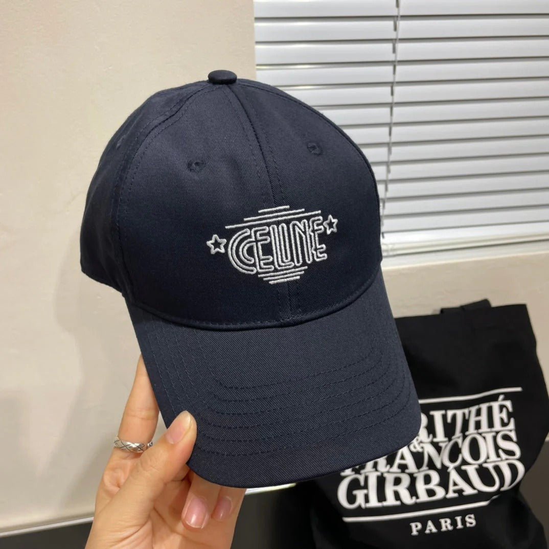 Alternative view of Celine 25S Navy Canvas Baseball Cap