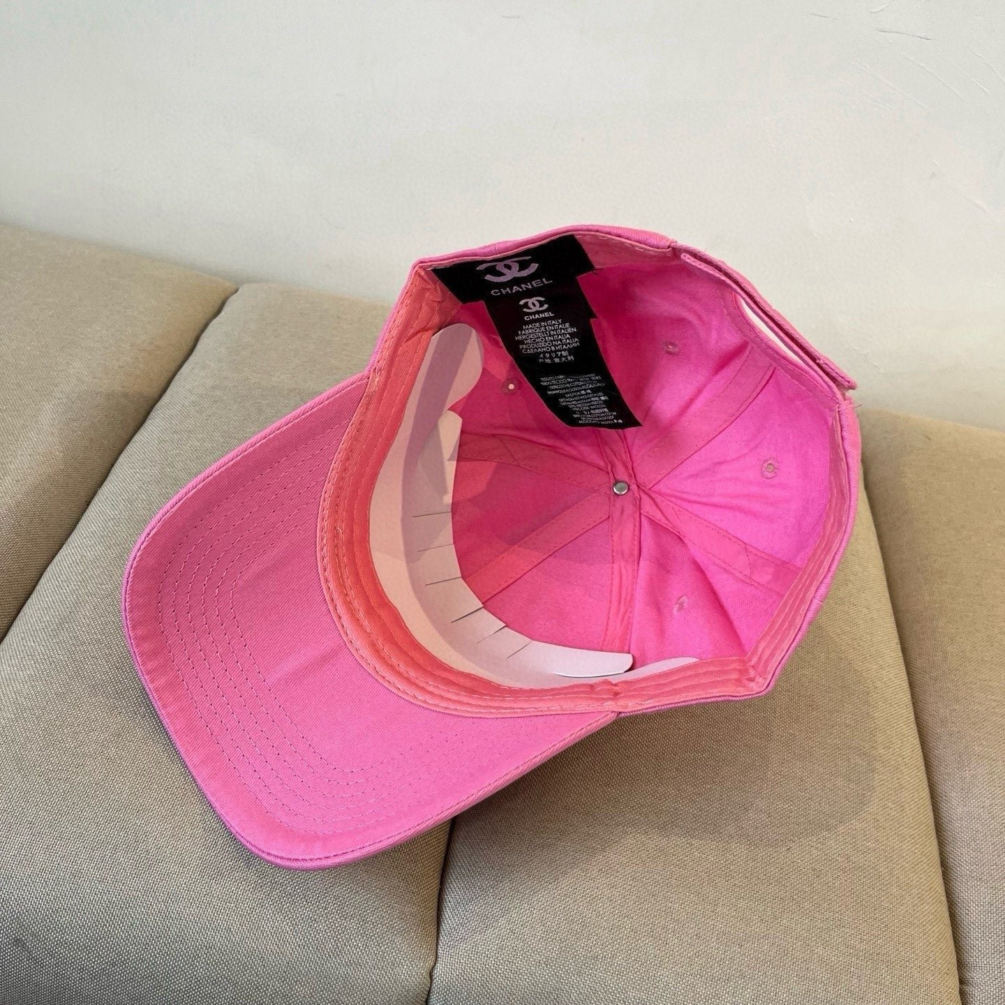 BASEBALL HAT IN ROSE PINK COTTON 672890 - Image 7