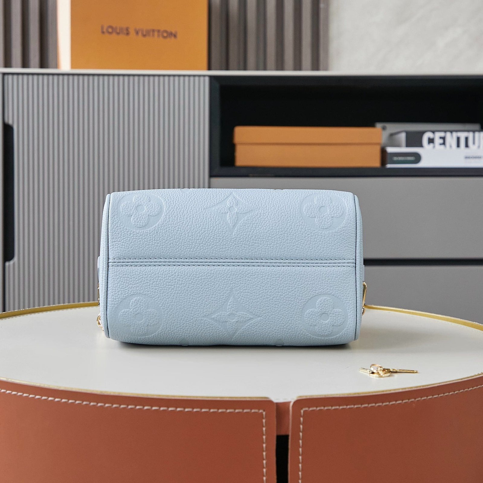 Louis Vuitton Speedy 20 Blue Hour Cowhide - Image 7