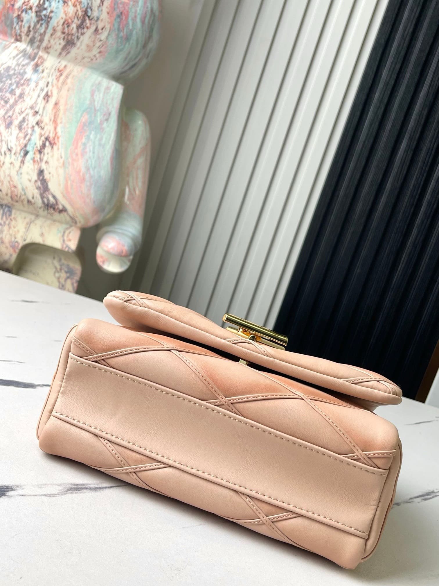 Louis Vuitton GO-14 MM Pink Lambskin - Image 6