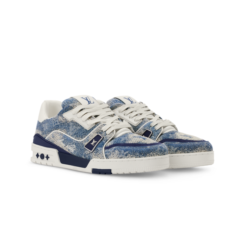 Alternative view of Louis Vuitton LV Trainer Sneaker 'Blue'