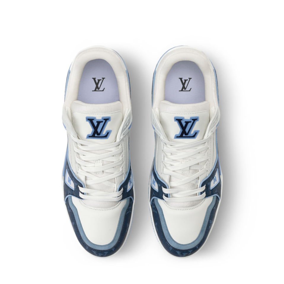 Louis Vuitton LV Trainer Sneaker 'Denim blue' - Image 4