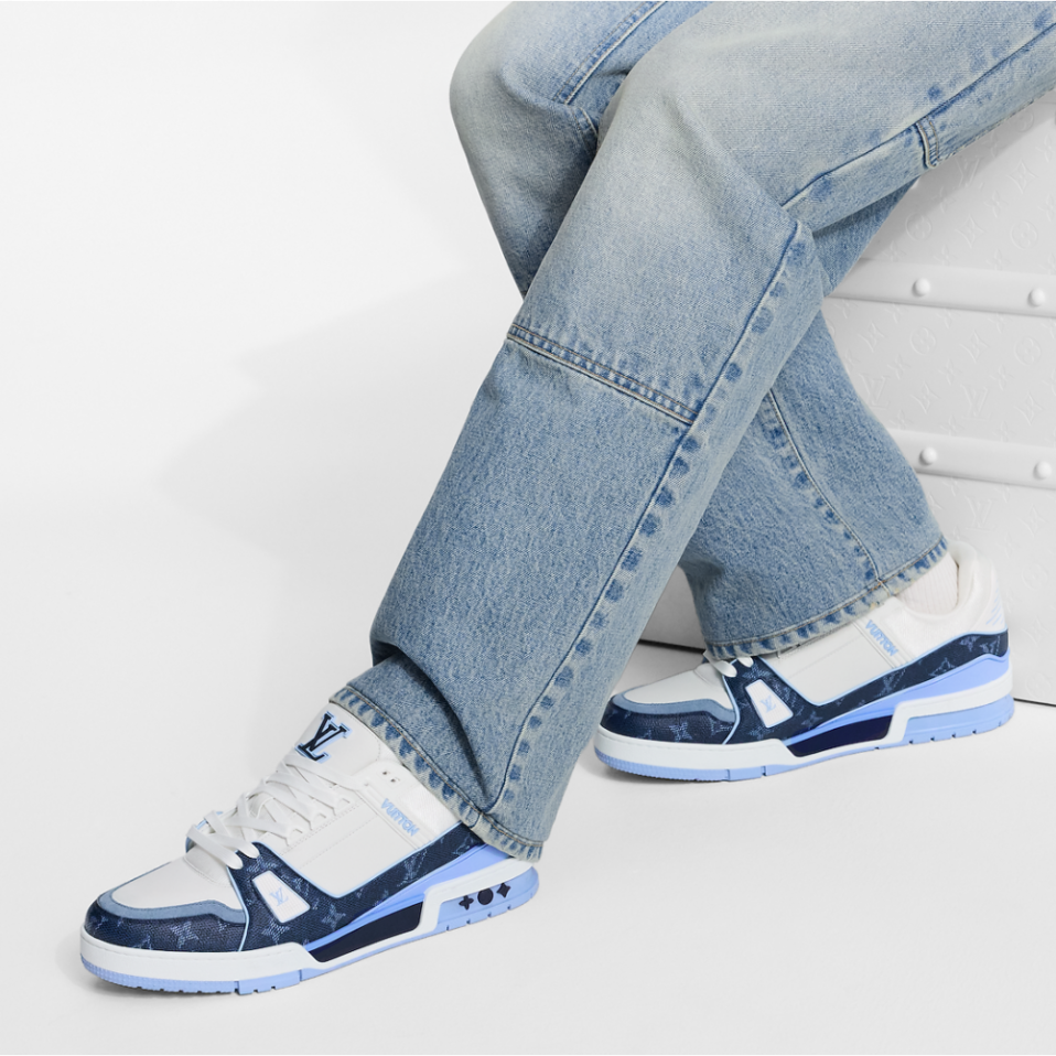 Louis Vuitton LV Trainer Sneaker 'Denim blue' - Image 6