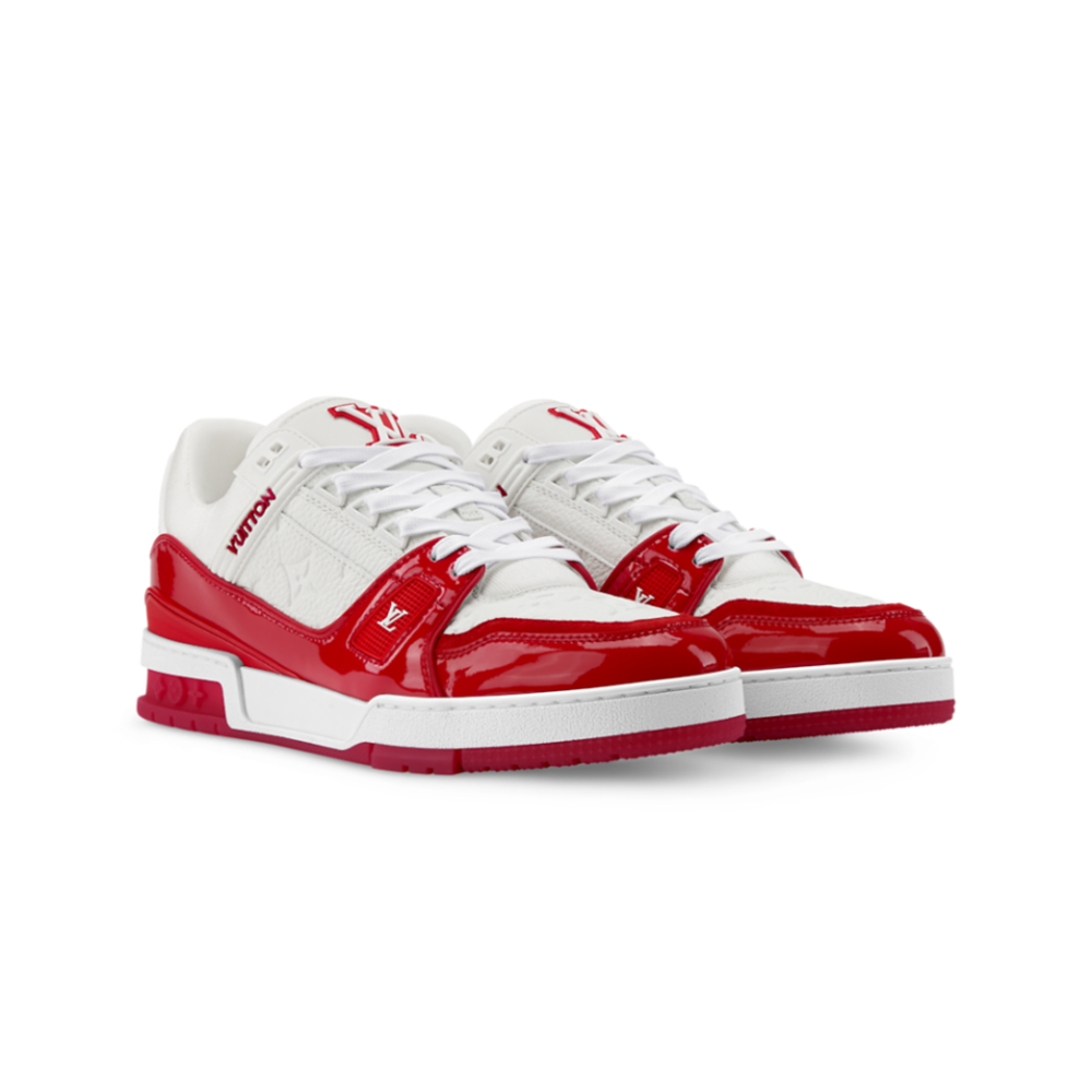 Alternative view of Louis Vuitton LV Trainer Sneaker 'Red'