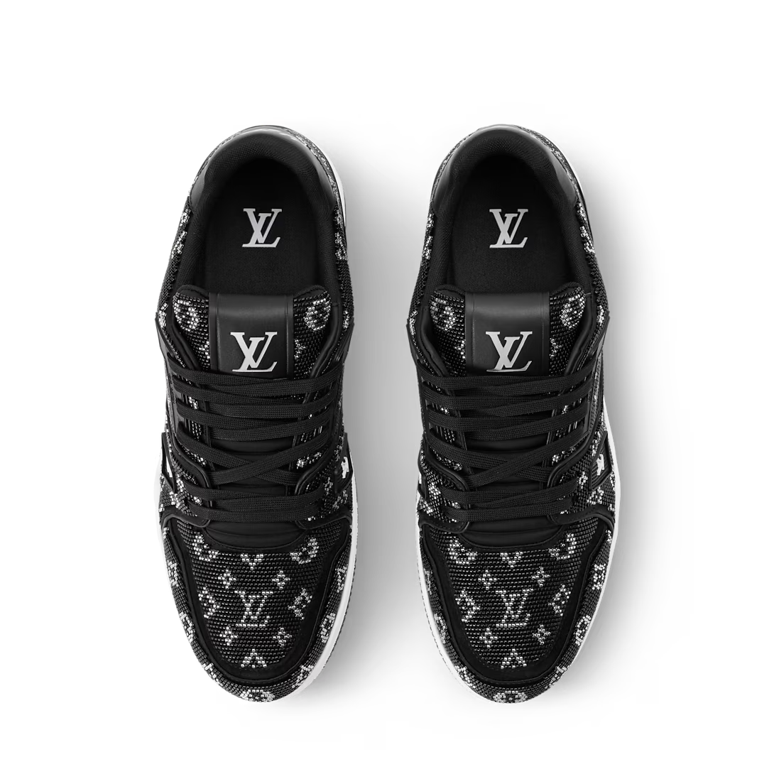 LV Trainer 'Black Swarovski' - Image 5
