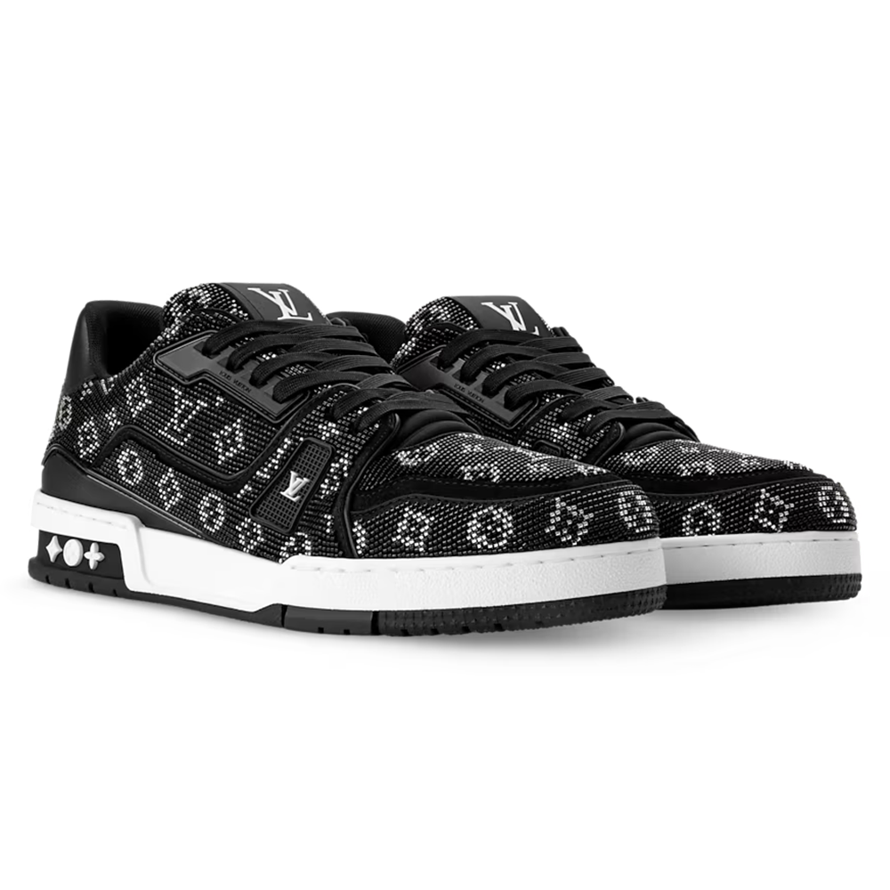 Alternative view of LV Trainer 'Black Swarovski'