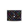  LV Black Multicolor Envelope Wallet