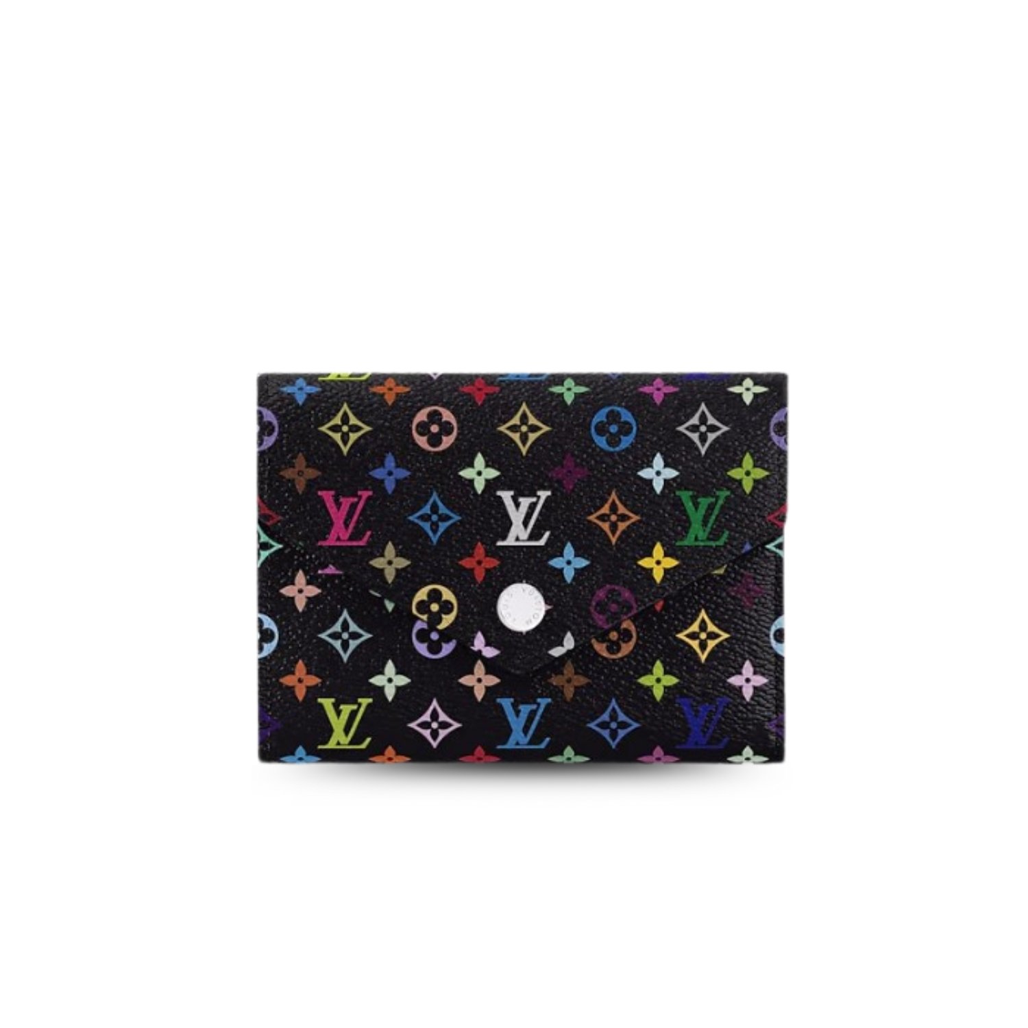 Louis Vuitton LV x TM Victorine Wallet Multicolore Noir For Women 4.7in/12cm M14163 - TEMAFES
