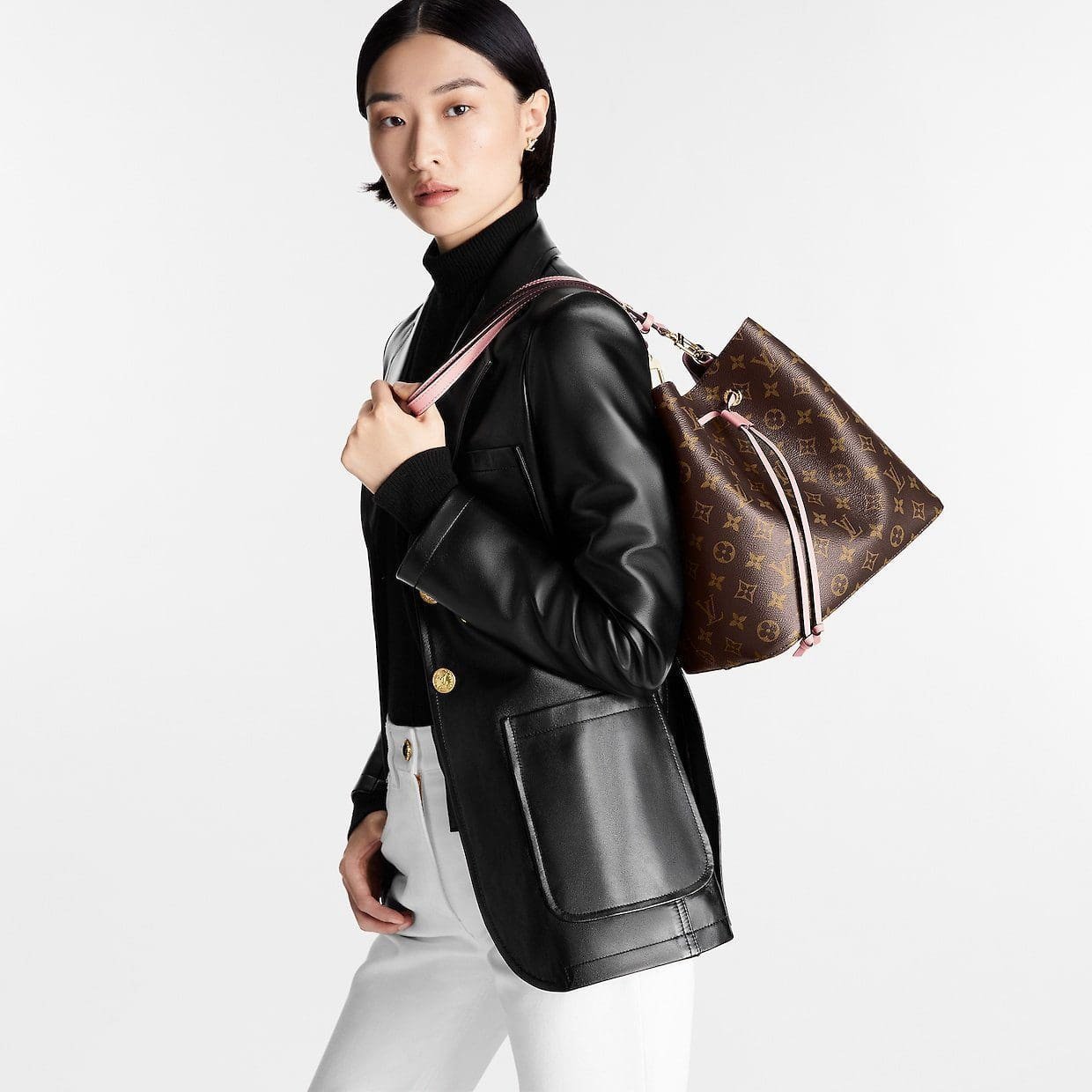 Louis Vuitton Noe MM Pink Monogram - Image 10