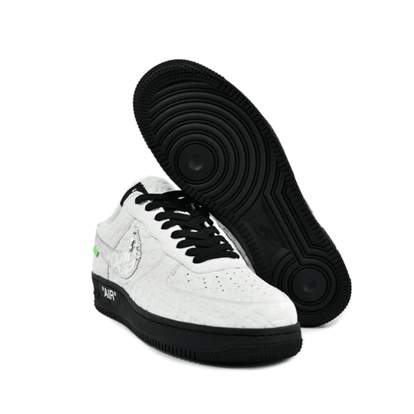Alternative view of Louis Vuitton x Nike Air Force 1 Low 'White Black Silver'