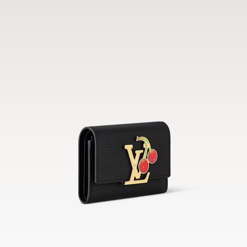 Alternative view of Louis Vuitton LV x TM Capucines Compact Wallet Black For Women 5.3in/13.5cm M22889 - TEMAFES