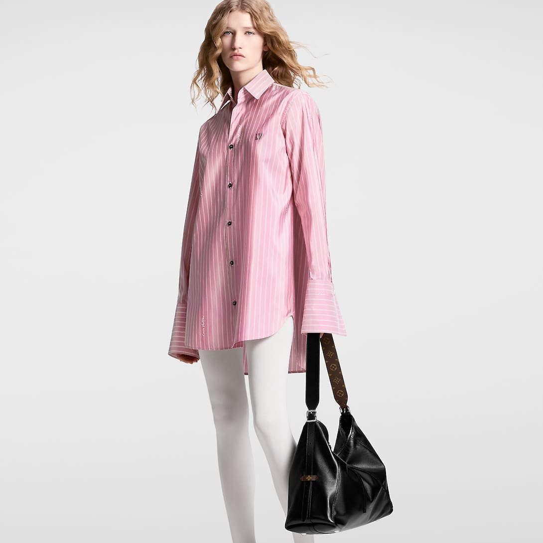 Louis Vuitton CarryAll Dark MM Lambskin - Image 11