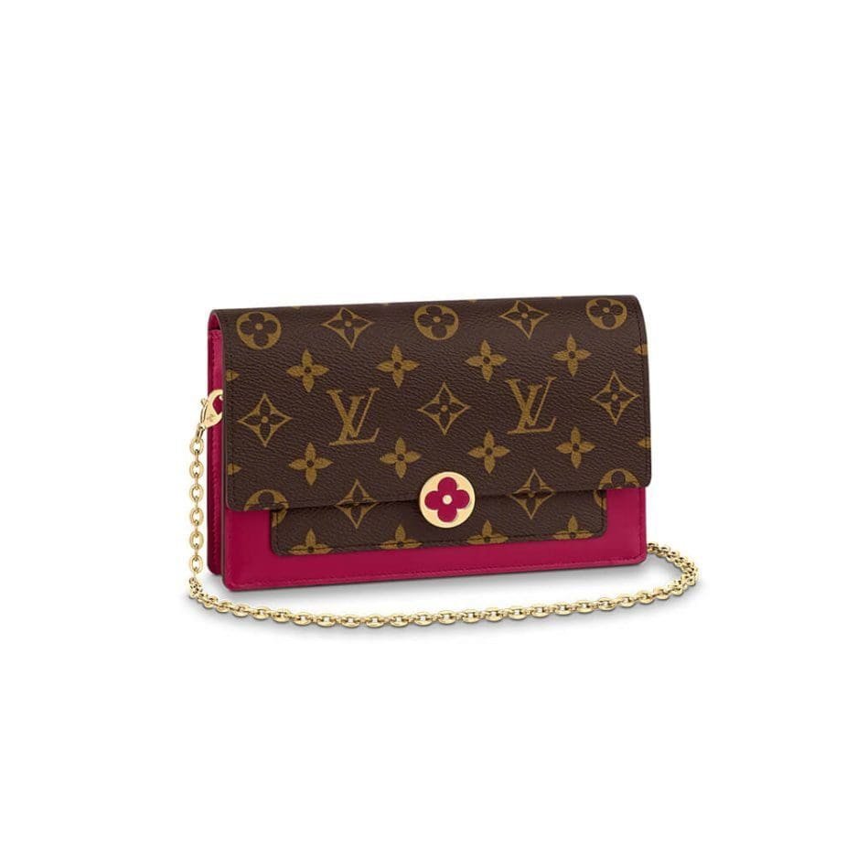 Louis Vuitton Flore Chain WOC Fuchsia