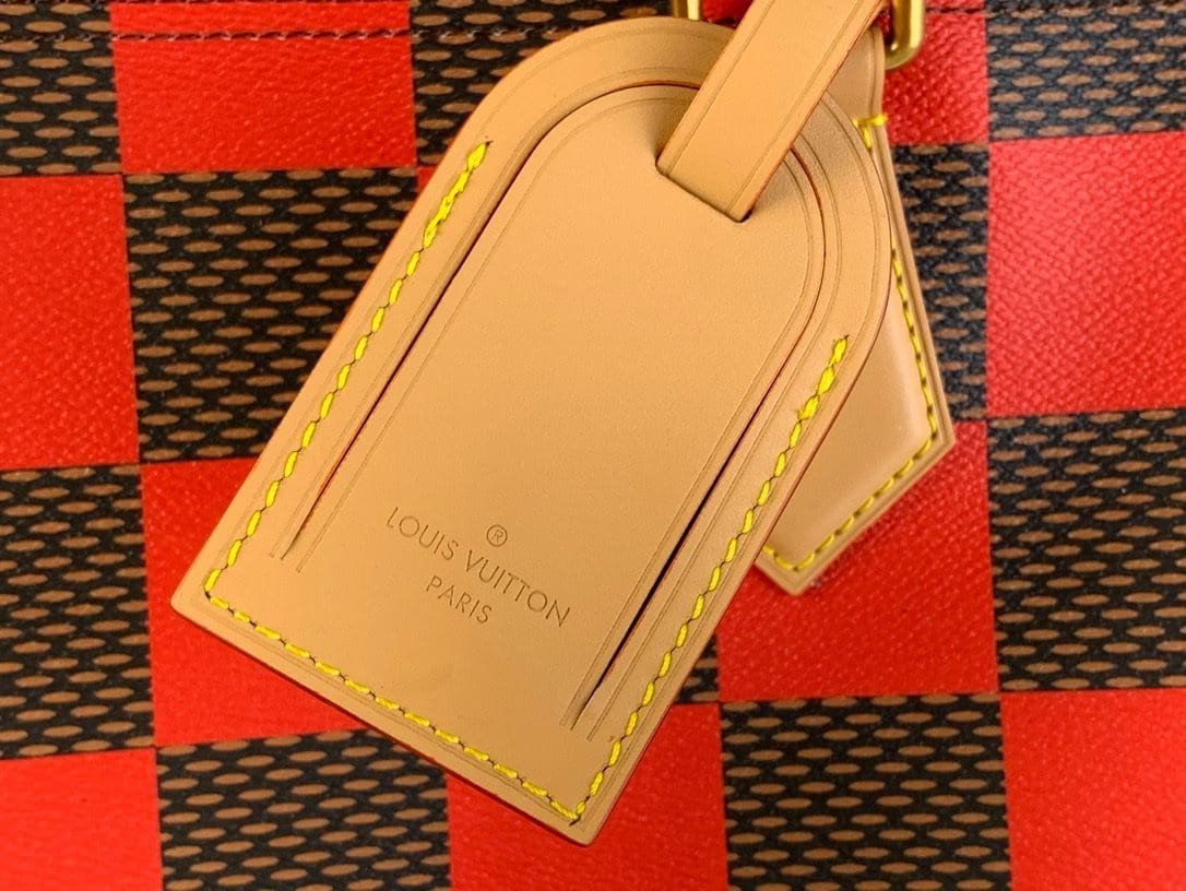 Louis Vuitton Speedy40 Bold Red Damier Pop Canvas - Image 9