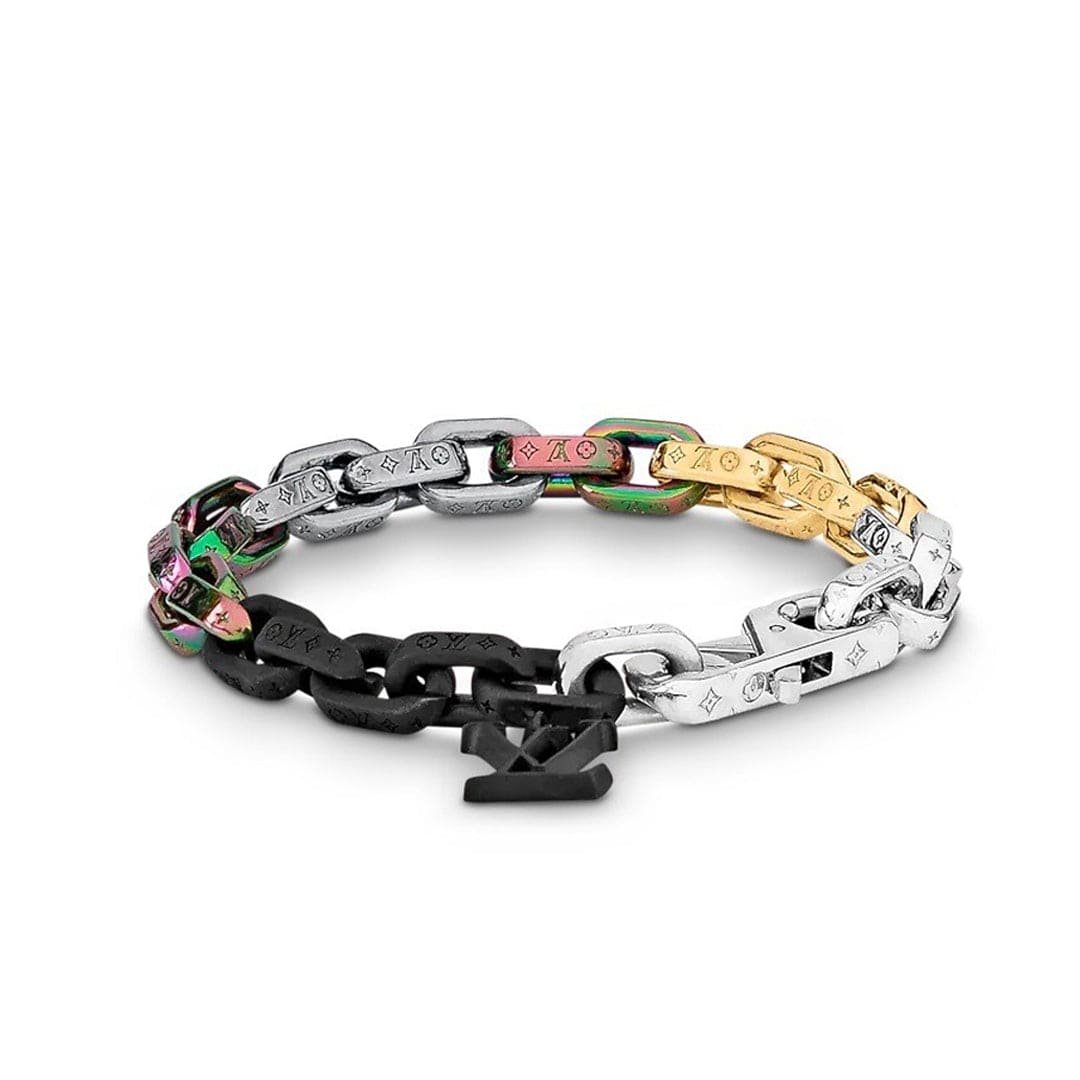 LV Multicolor Chain Bracelet