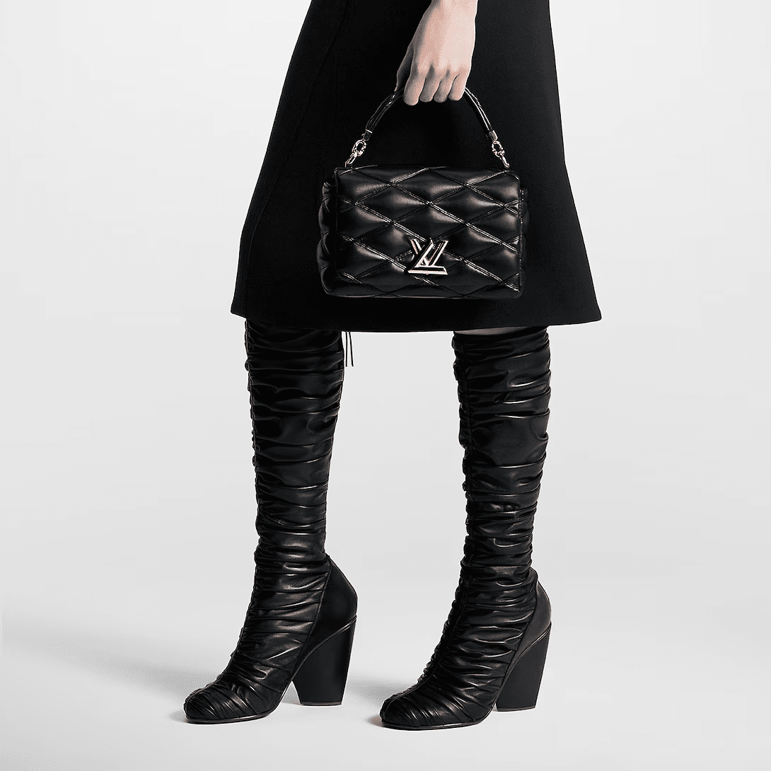 Louis Vuitton GO-14MM Black Lambskin - Image 11