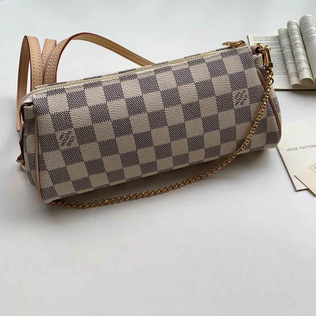 Louis Vuitton Eva Damier Azur Clutch - Image 3