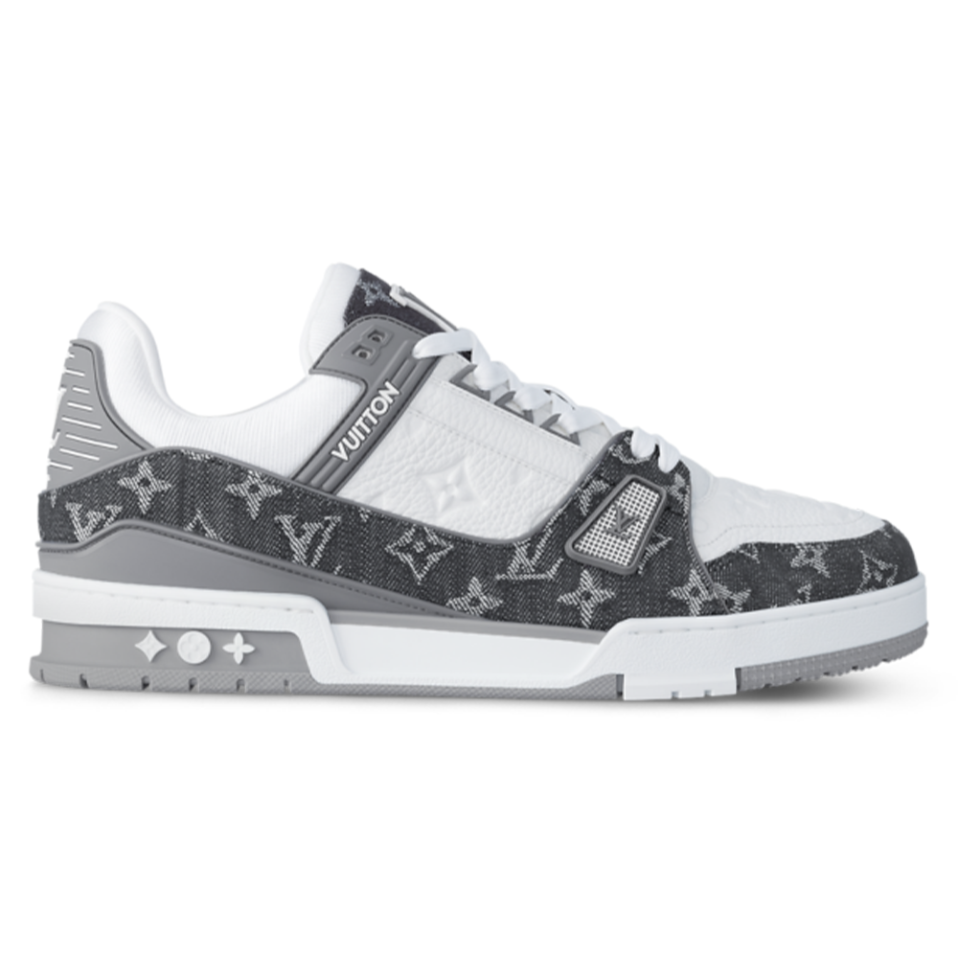 Louis Vuitton LV Trainer Sneaker 'Denim Monogram Grey'