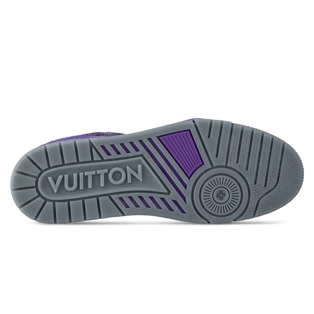 Louis Vuitton LV Trainer Sneaker 'Purple Crystals' - Image 3