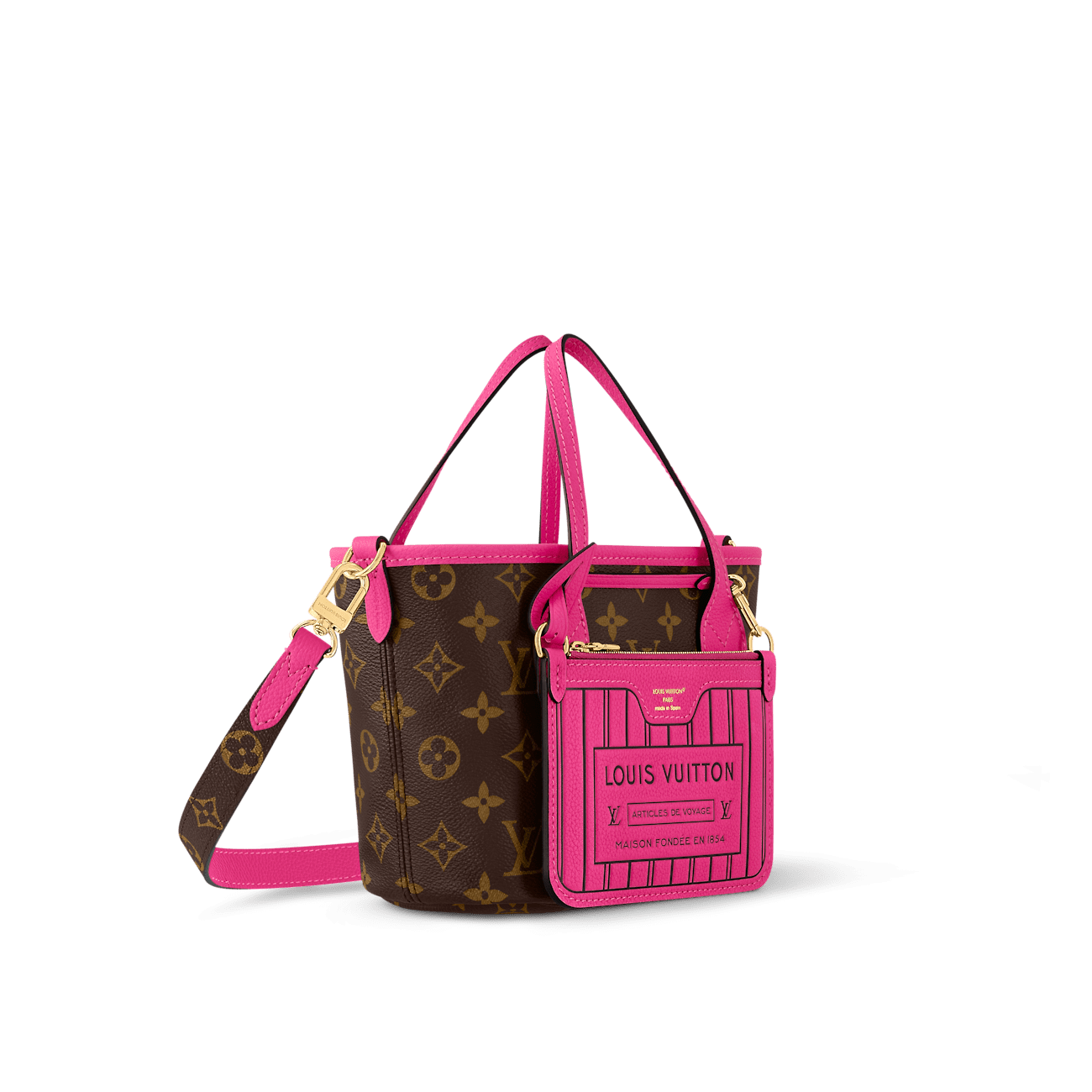 Alternative view of Louis Vuitton M12106 Neverfull Bandoulière Inside Out BB