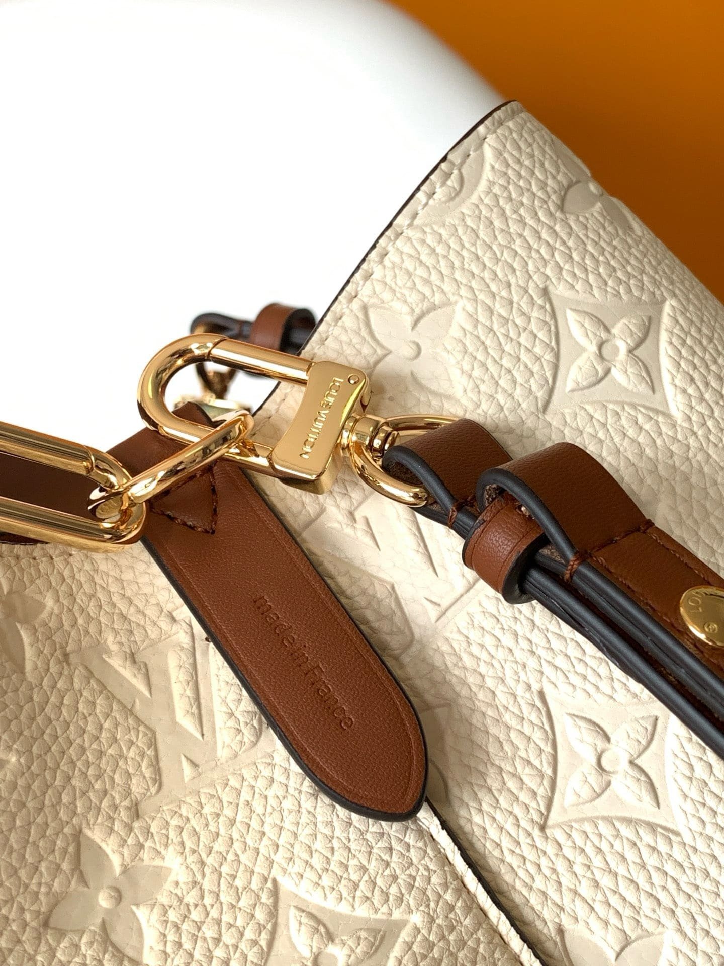 Louis Vuitton Noe MM Cream Empreinte - Image 6
