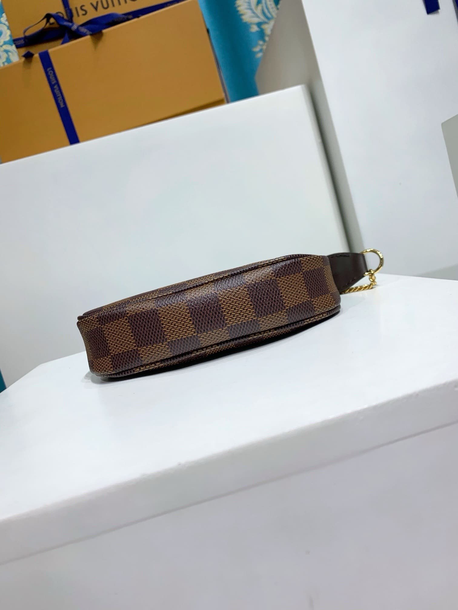 Louis Vuitton Mini Pochette Ebene Canvas - Image 4