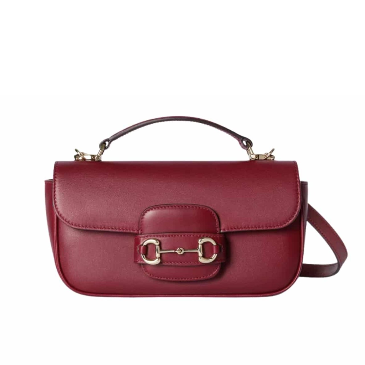 Gucci Horsebit 1955 Small Top Handle Bag Rosso Ancora Red ?22Cm 815206 AAEC2 6207