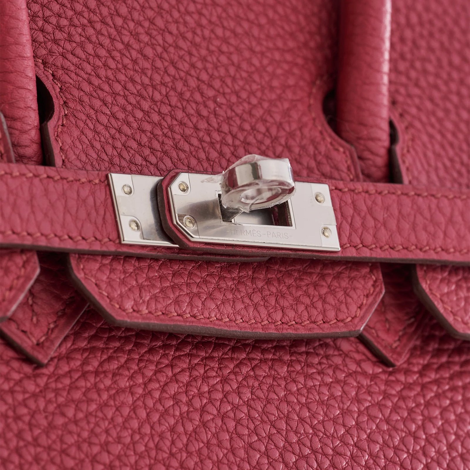 Hermès Birkin25 Togo Rubis Palladium Hardware - Image 6