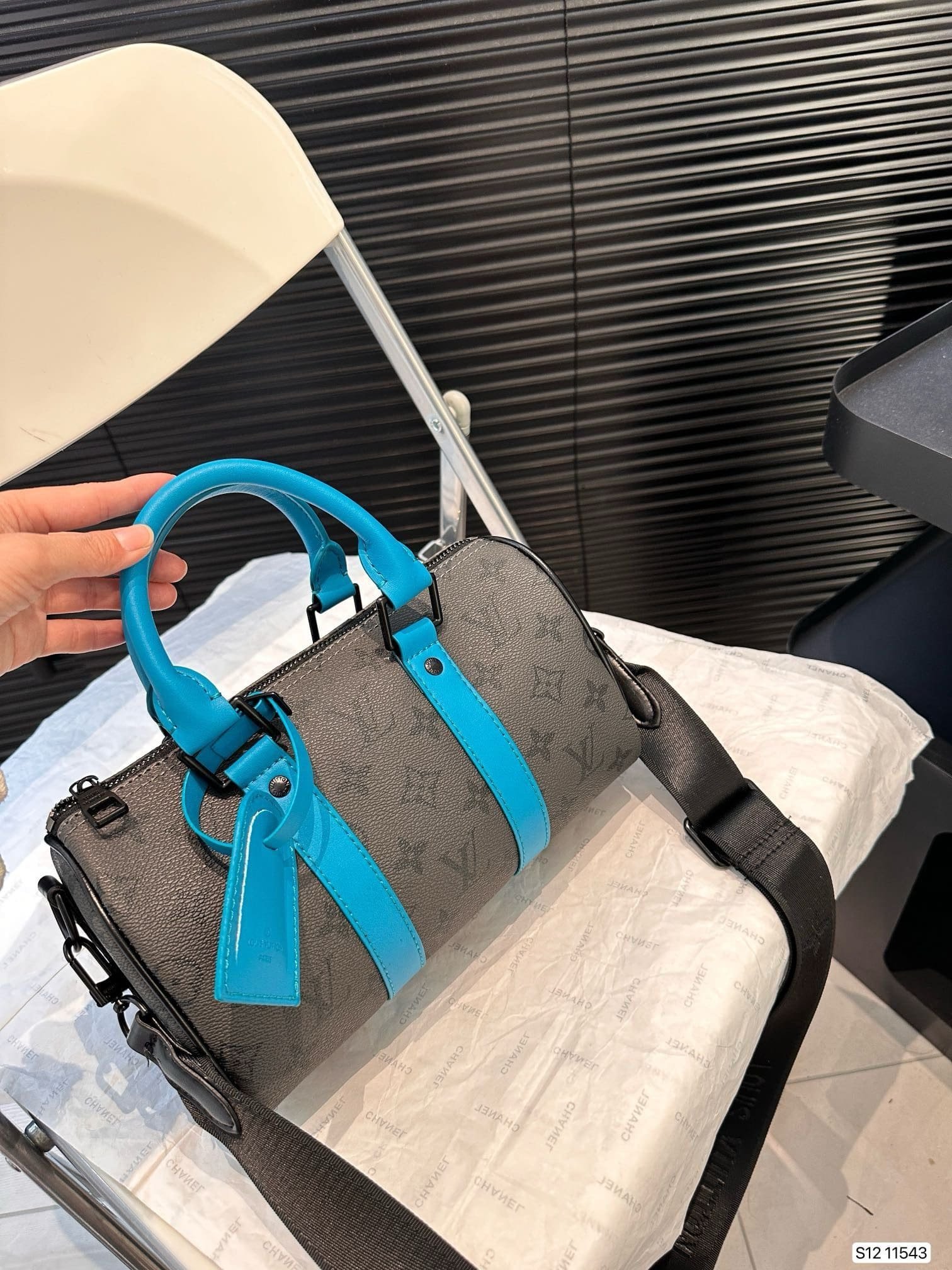 Alternative view of Louis Vuitton Keepall 25 Eclipse Reverse