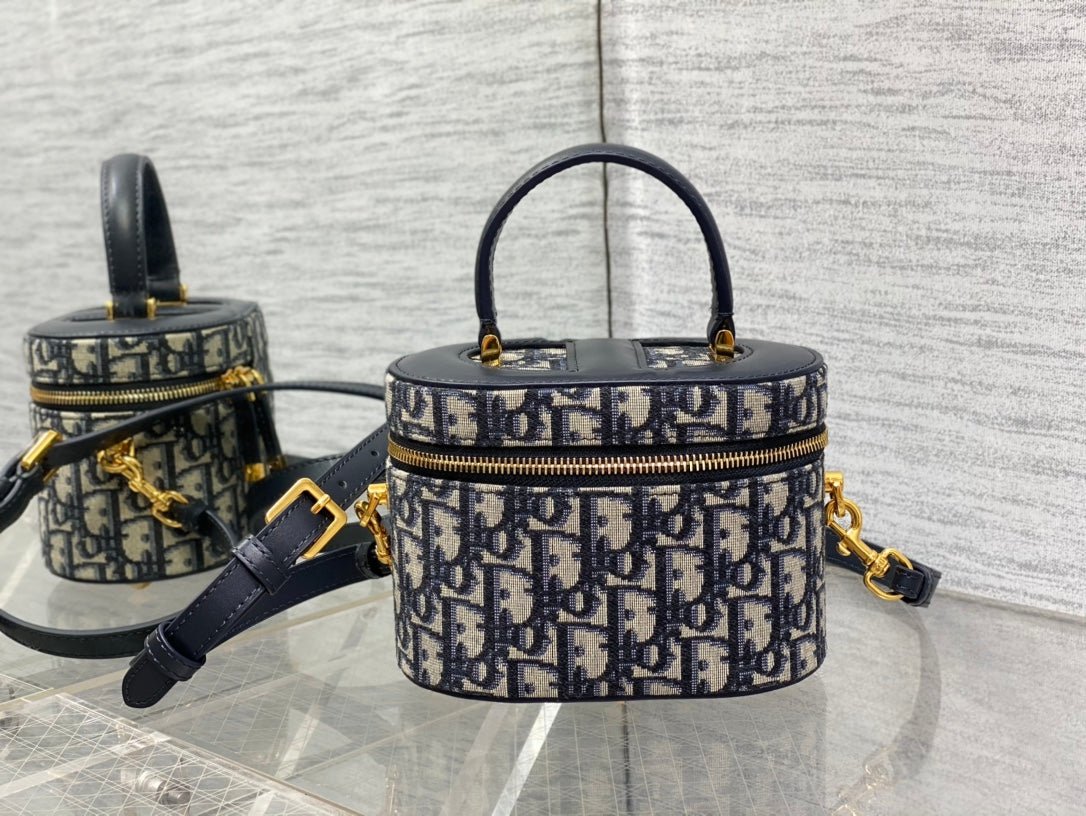 Alternative view of Dior Vanity Blue Jacquard Cosmetic Bag