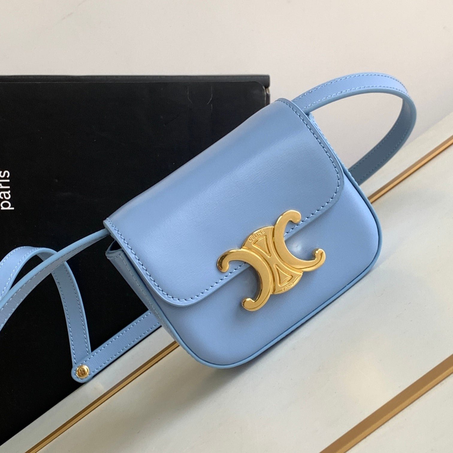 Celine Triomphe Sbl Calfskin