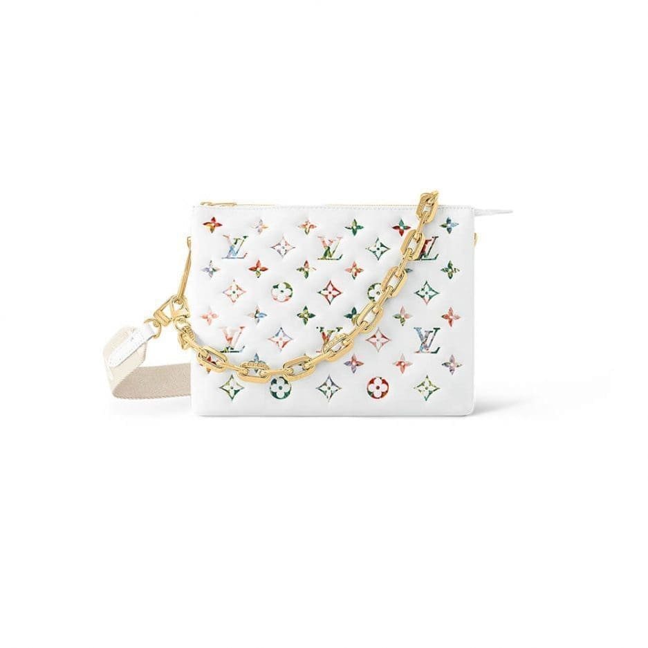 Louis Vuitton Coussin PM White Multicolor